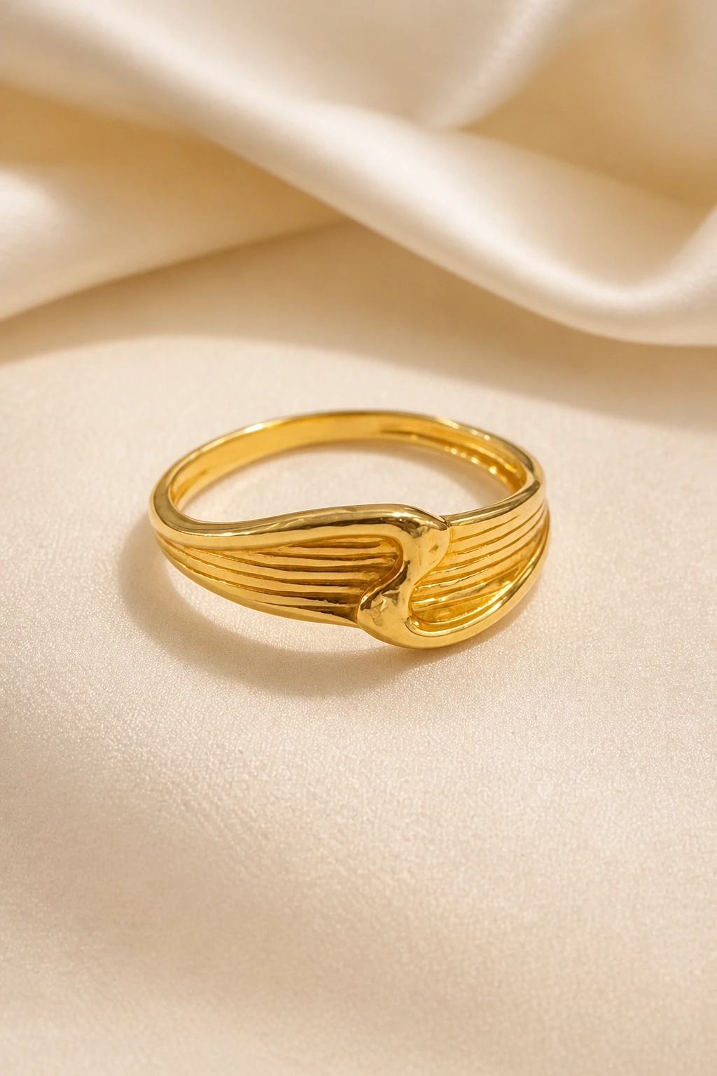 Artisan 18K Gold Ring with Unique Design