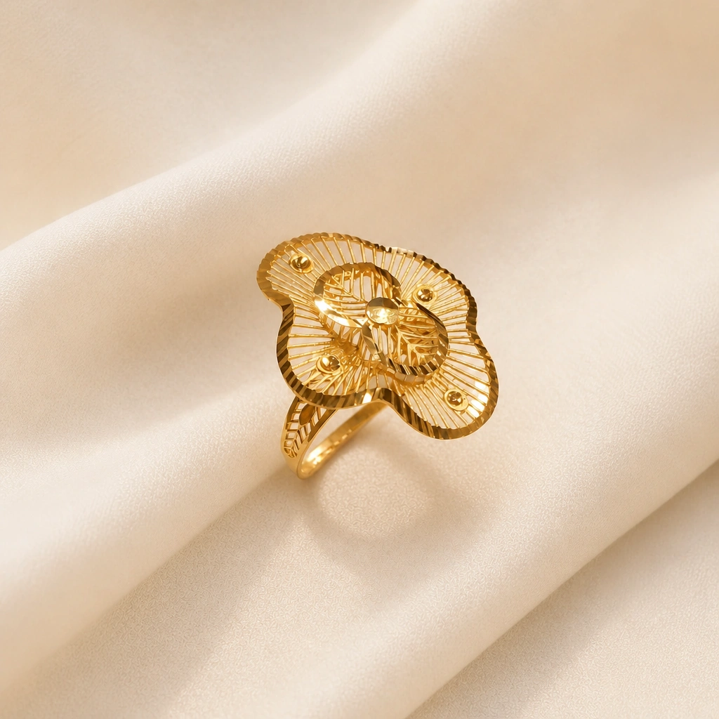 Elegant 18K Gold Band Ring