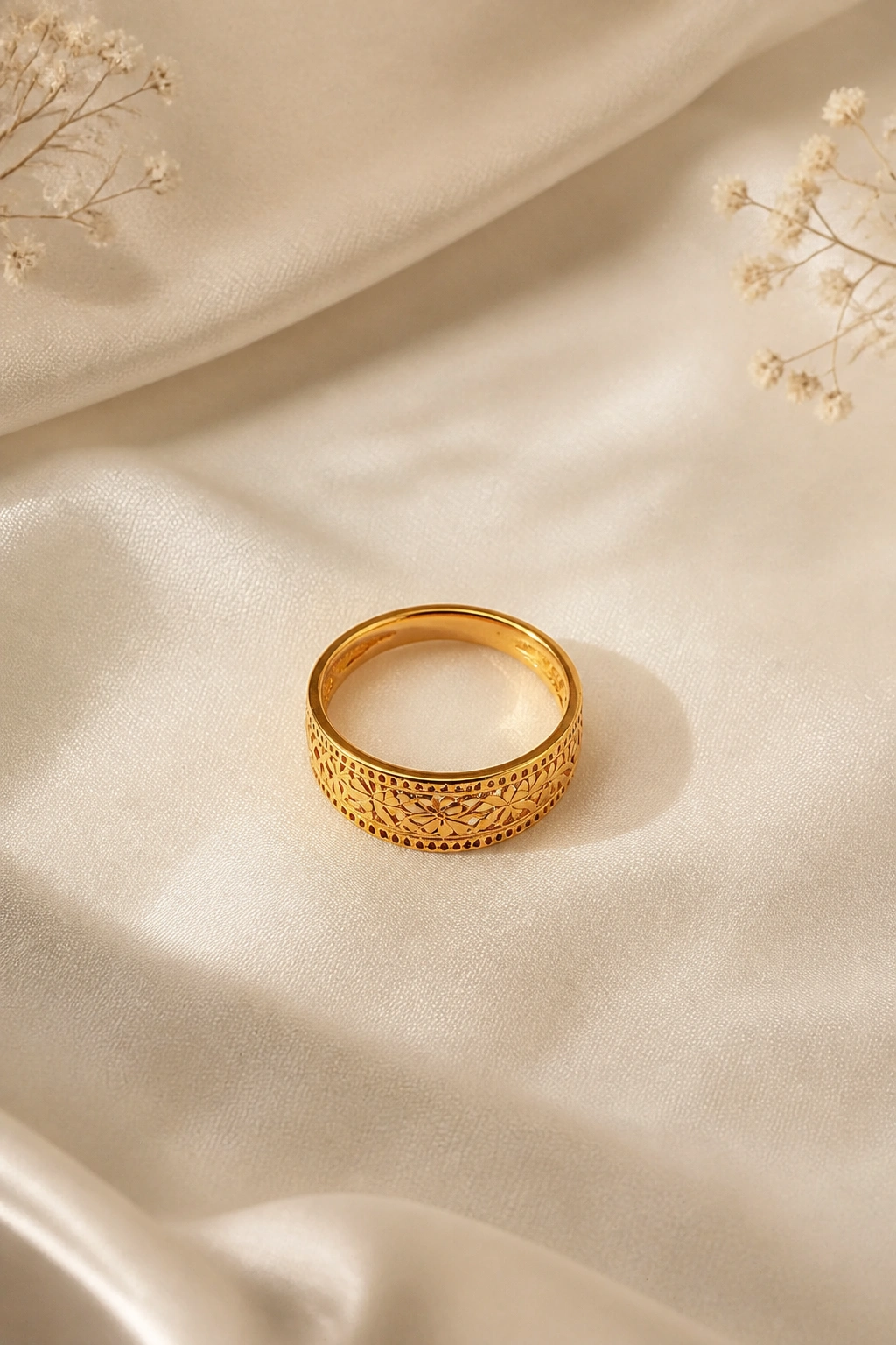 Elegant Turkish 18K Gold Ring view 1