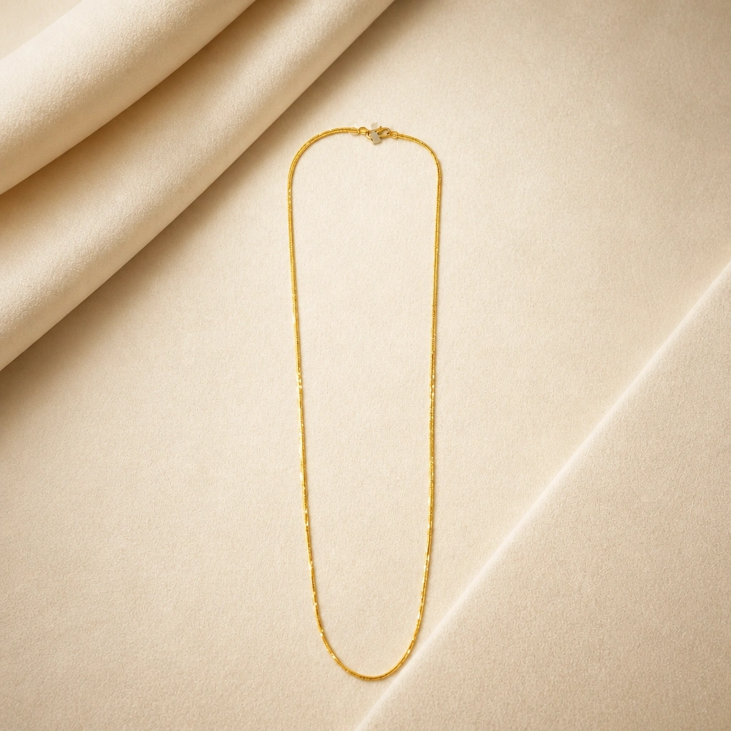 Elegant 18K Gold Chain for Daily Wear