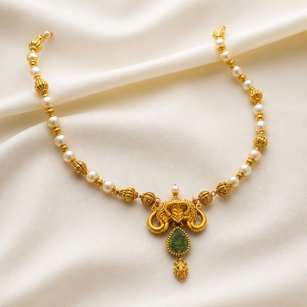 antique gold necklace